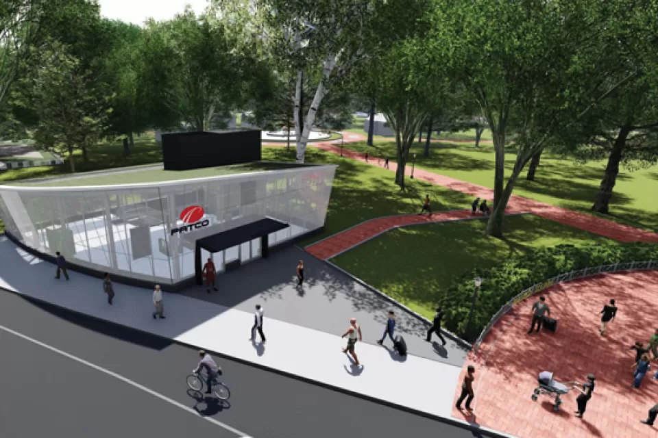 Philadelphia Transit Station Rendering